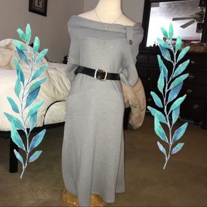 Grey sweater dress 🦋❤️